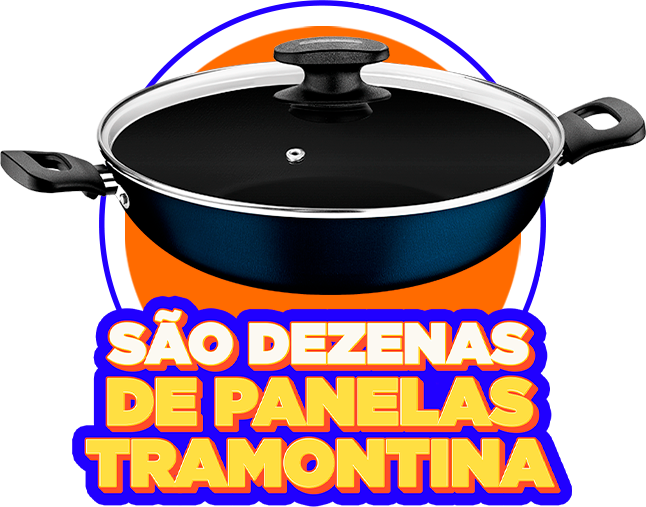 São dezenas de panelas Tramontina